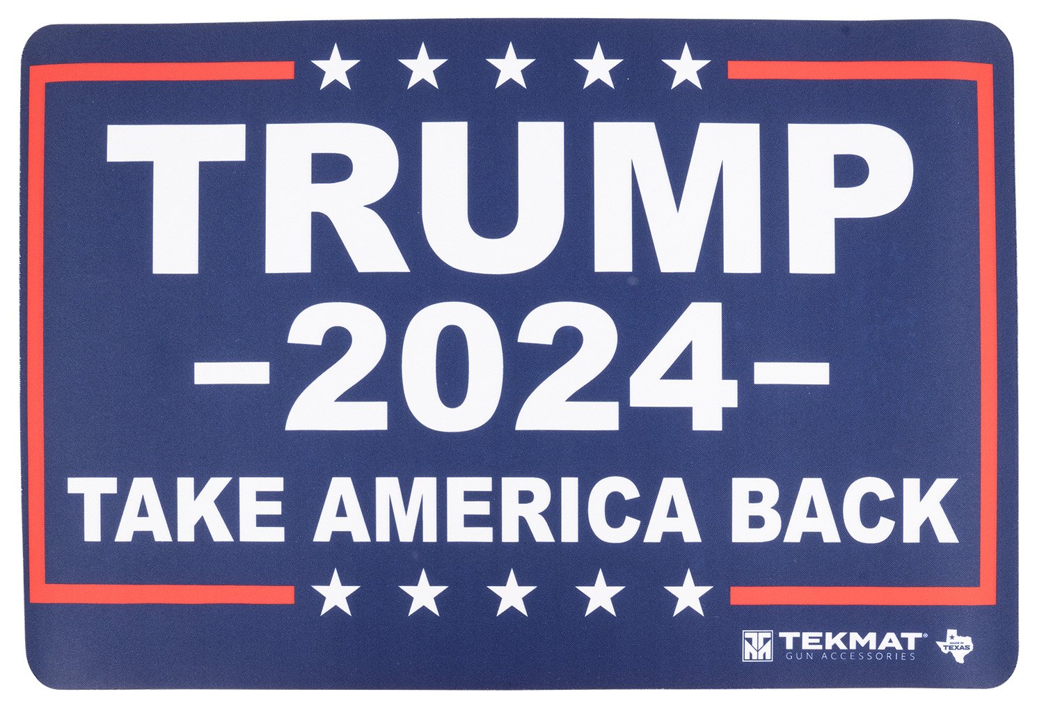 TekMat TEKR17TRUMP2024 Trump 2024 Take Back America Red/White/Blue Rubber 11" x 17" - TEKMAT