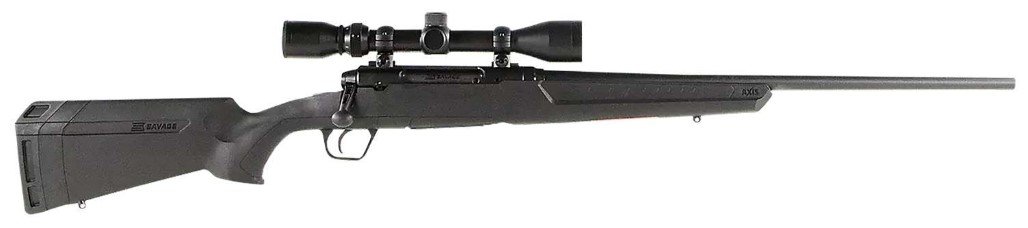 Savage 32002 Axis XP .22-250 Rifle, 22" Barrel, 3-9x40 Scope, Black Stock - SAVAGE ARMS - 22-250