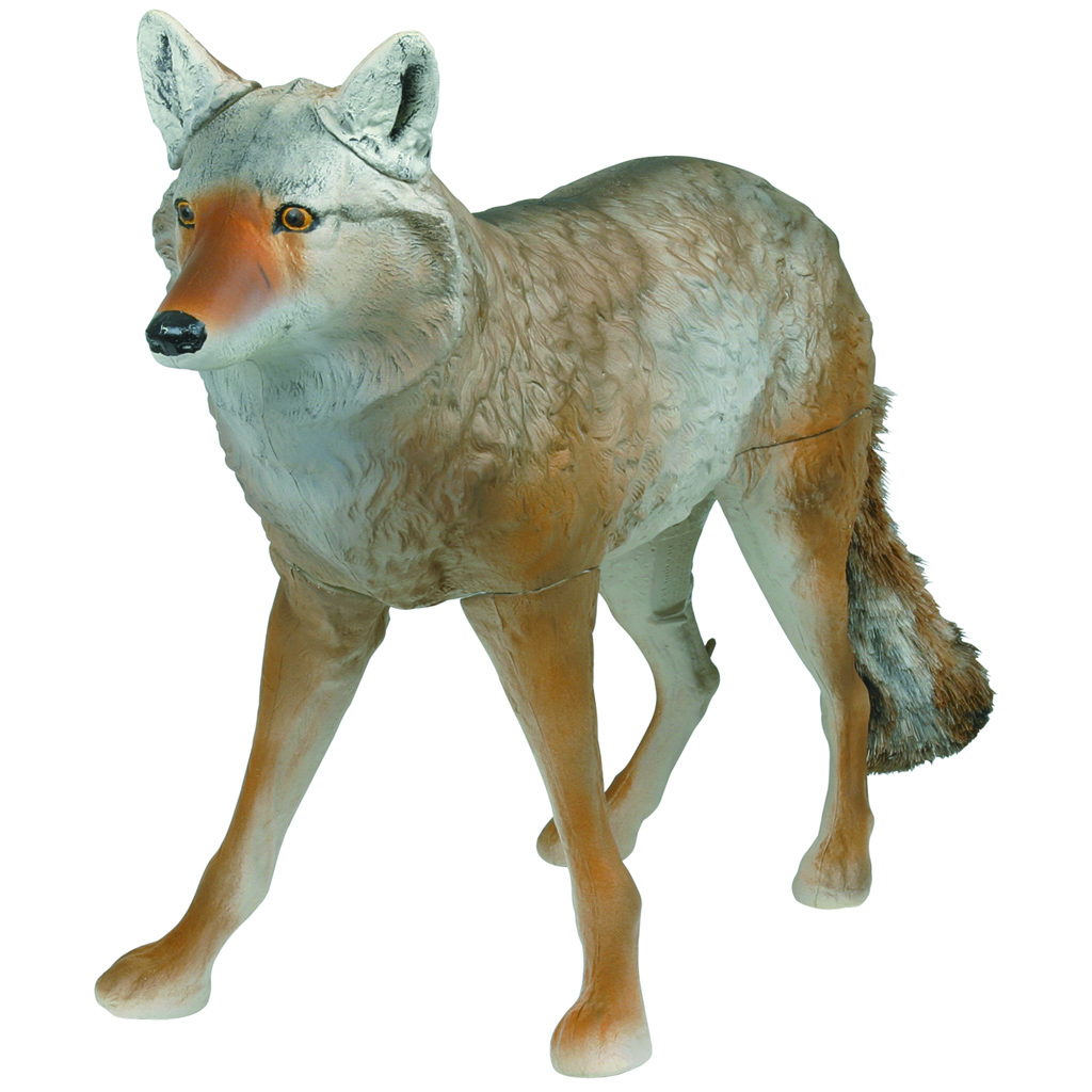 Flambeau 5985MS-1 Master Series Lone Howler Coyote Decoy with Faux Fur Tail