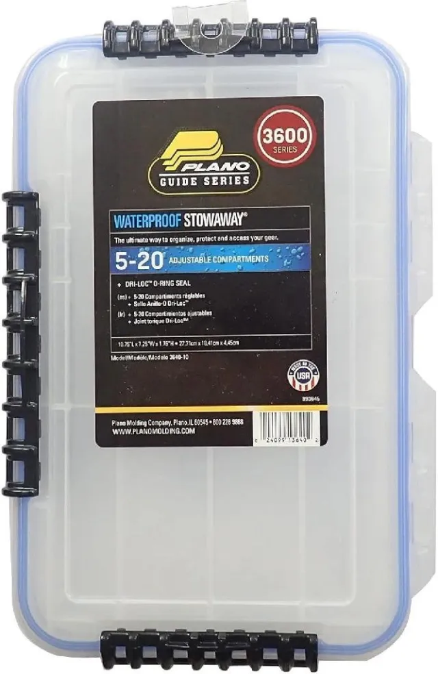 Plano 3640 Waterproof StowAway 3600 IPX7 O-Ring Seal