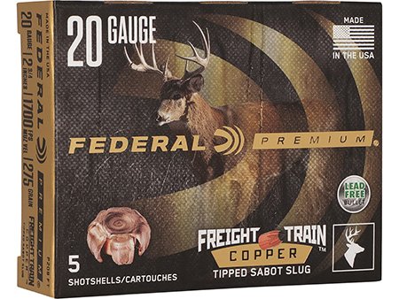 Federal P208Ft 20 Gauge 2.75in Sabot Slug 275 Grain 5 Rounds - Federal Premium Ammunition - 20 GAUGE