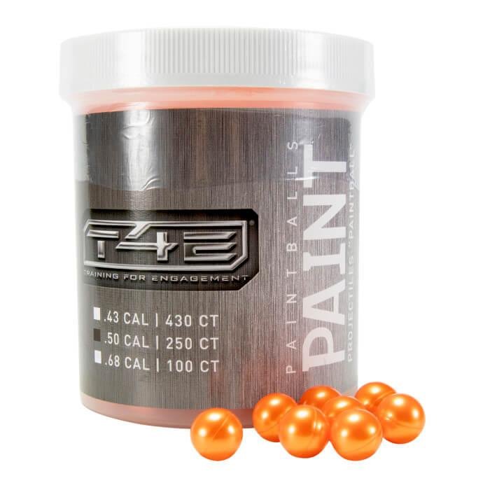 Umarex T4E Paintballs .50 Cal Ammo 250/Ct - Orange - Umarex - .50