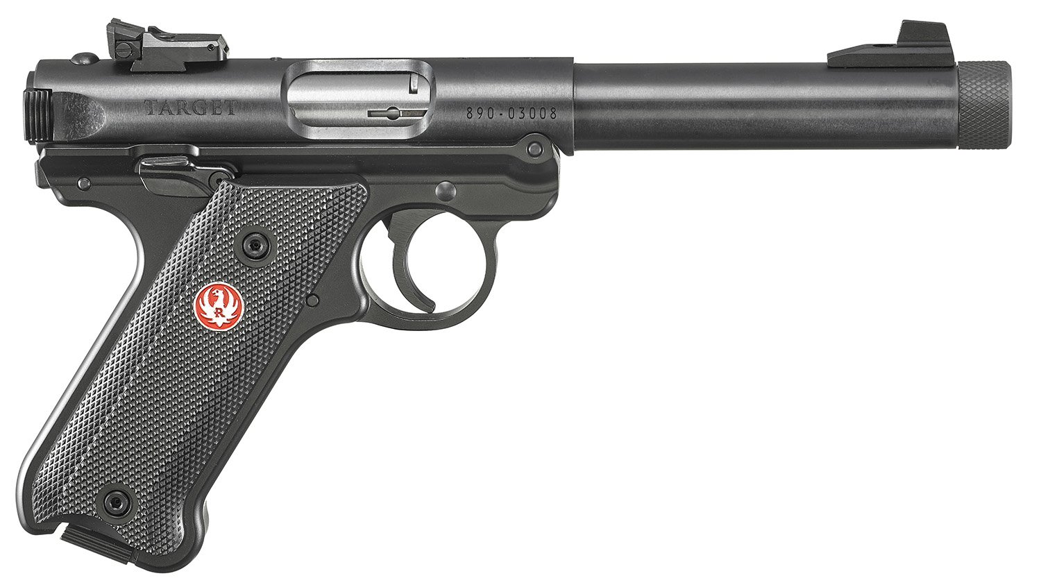 Ruger Mark IV Target 22 LR 5.5in TB 10+1rd Blued Steel Pistol (40178)