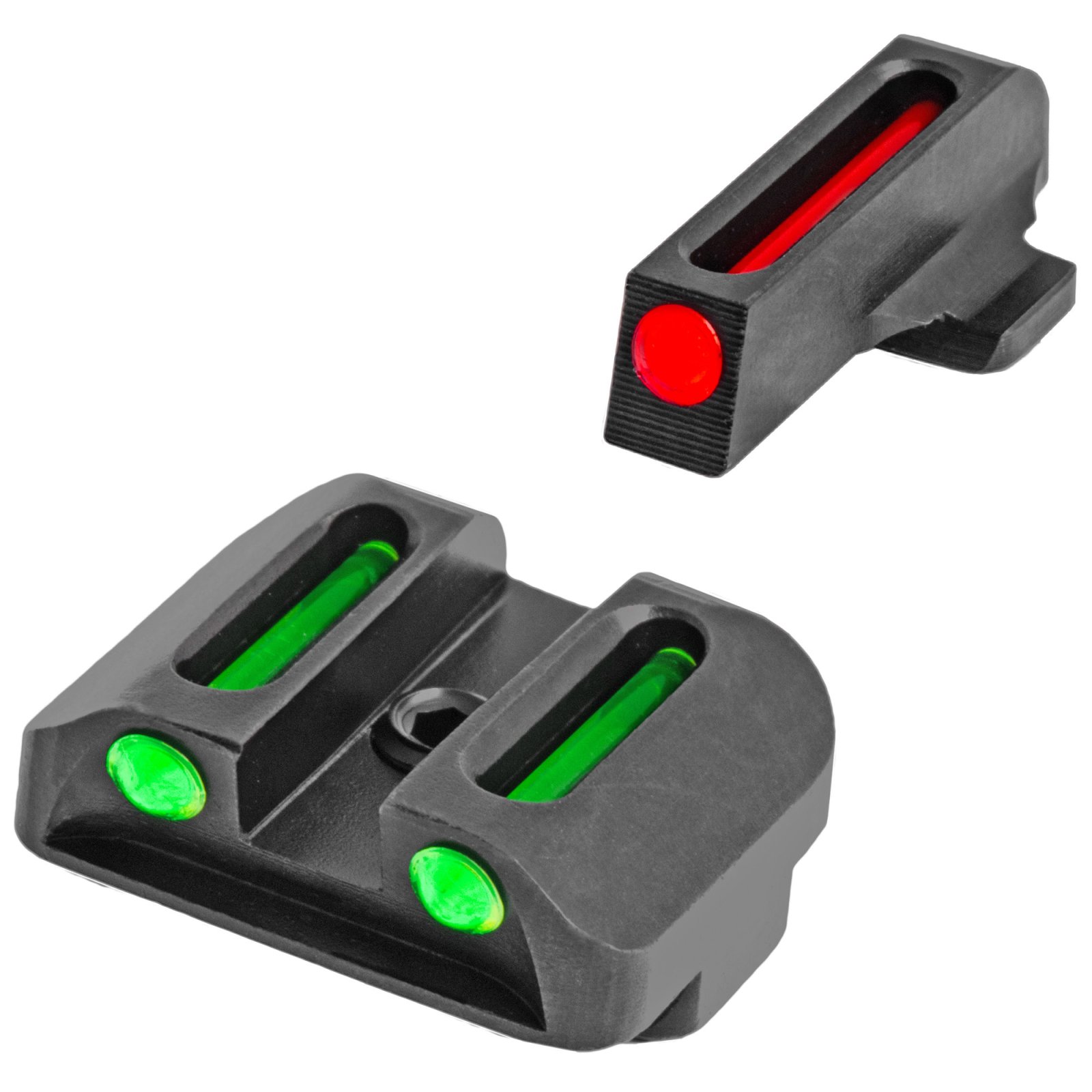TruGlo TG131X Fiber-Optic Red/Fiber Optic Front Sight-Green/Fiber Rear...