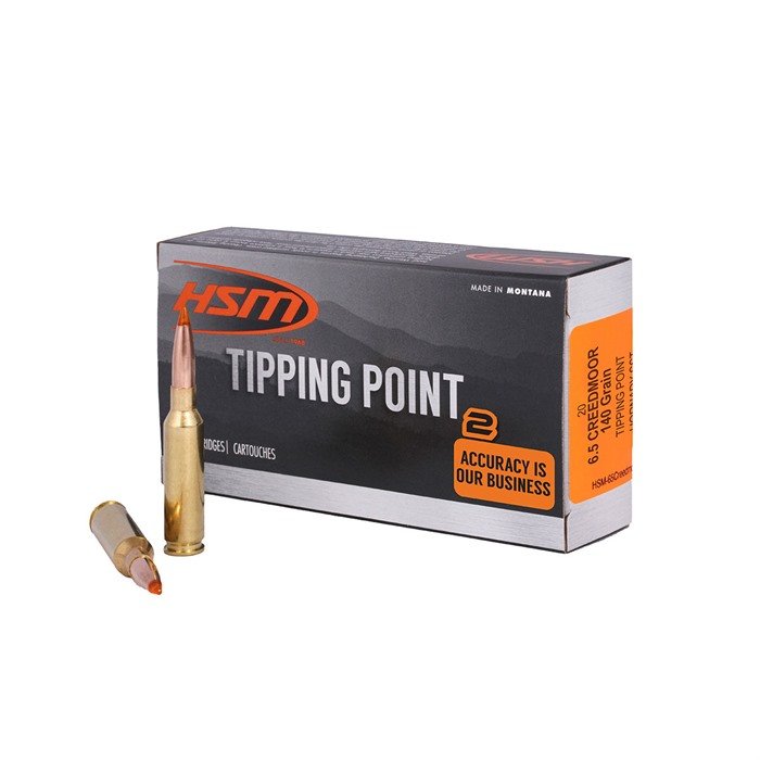 Buy HSM Tipping Point Super Shock Tip 6.5 Creedmoor 140 gr 20 Rounds online