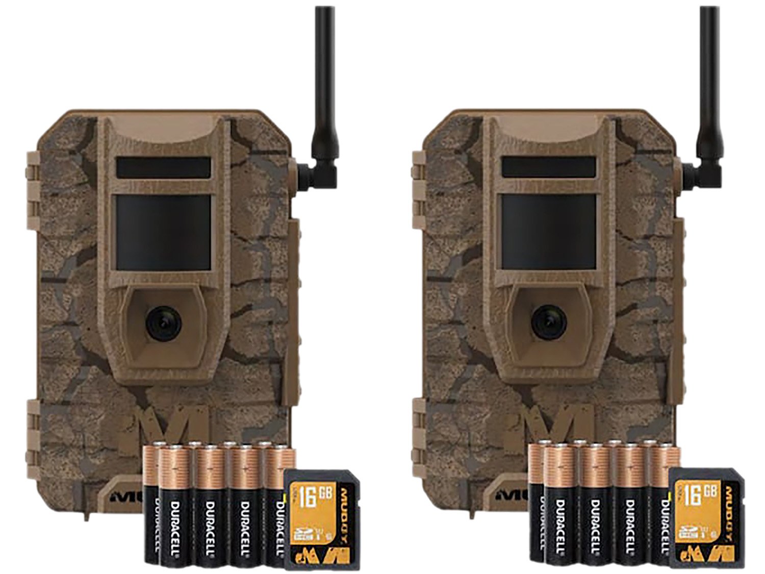 Walker's MUDMTGTRK2PK Mitigator Cellular Trail Camera 2 Pack - Muddy Outdoors