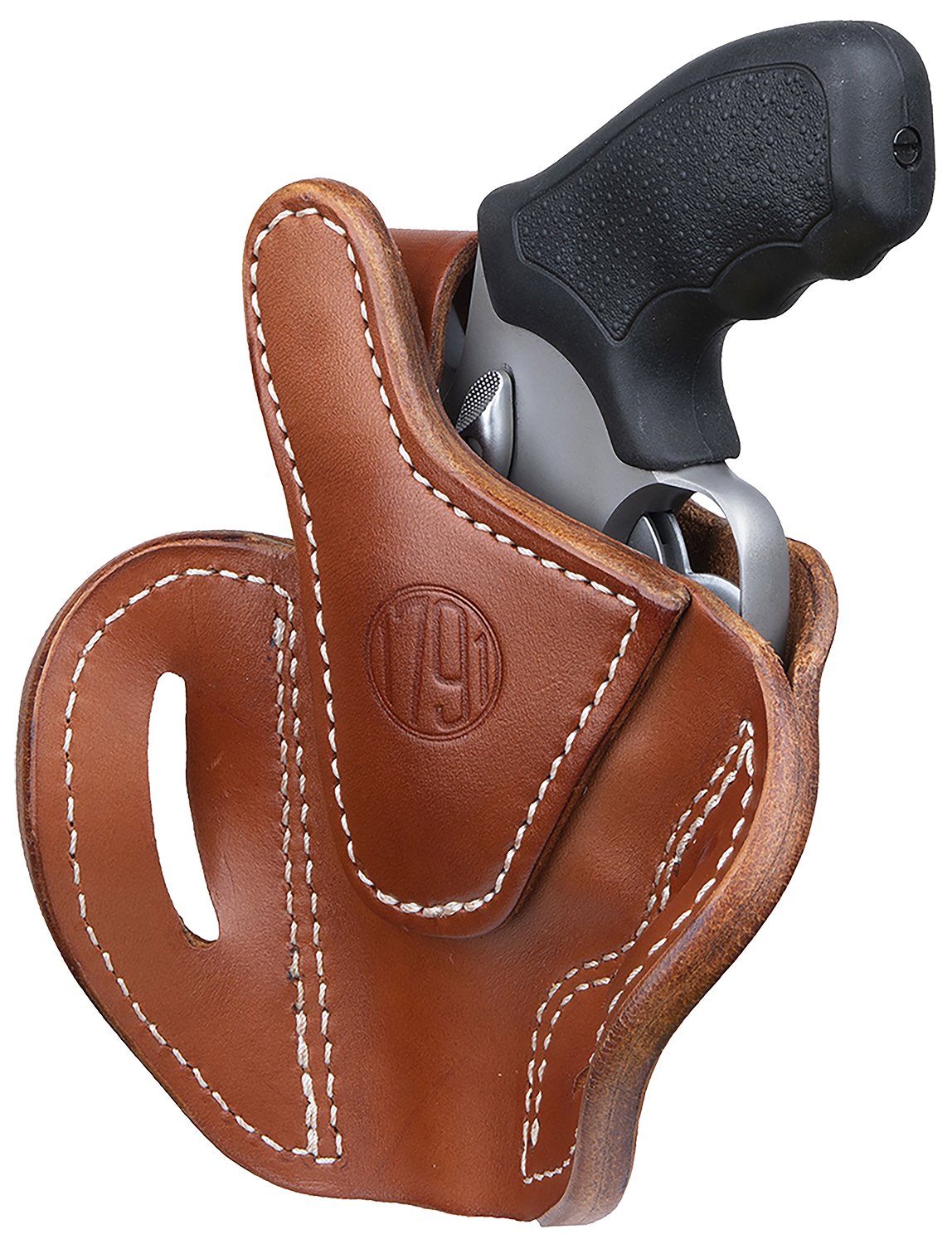 1791 Gunleather RVHX-2S-CBR-R Revolver Holster K&L Frame 3" Brown RH - 1791 Gunleather - CLASSIC BROWN