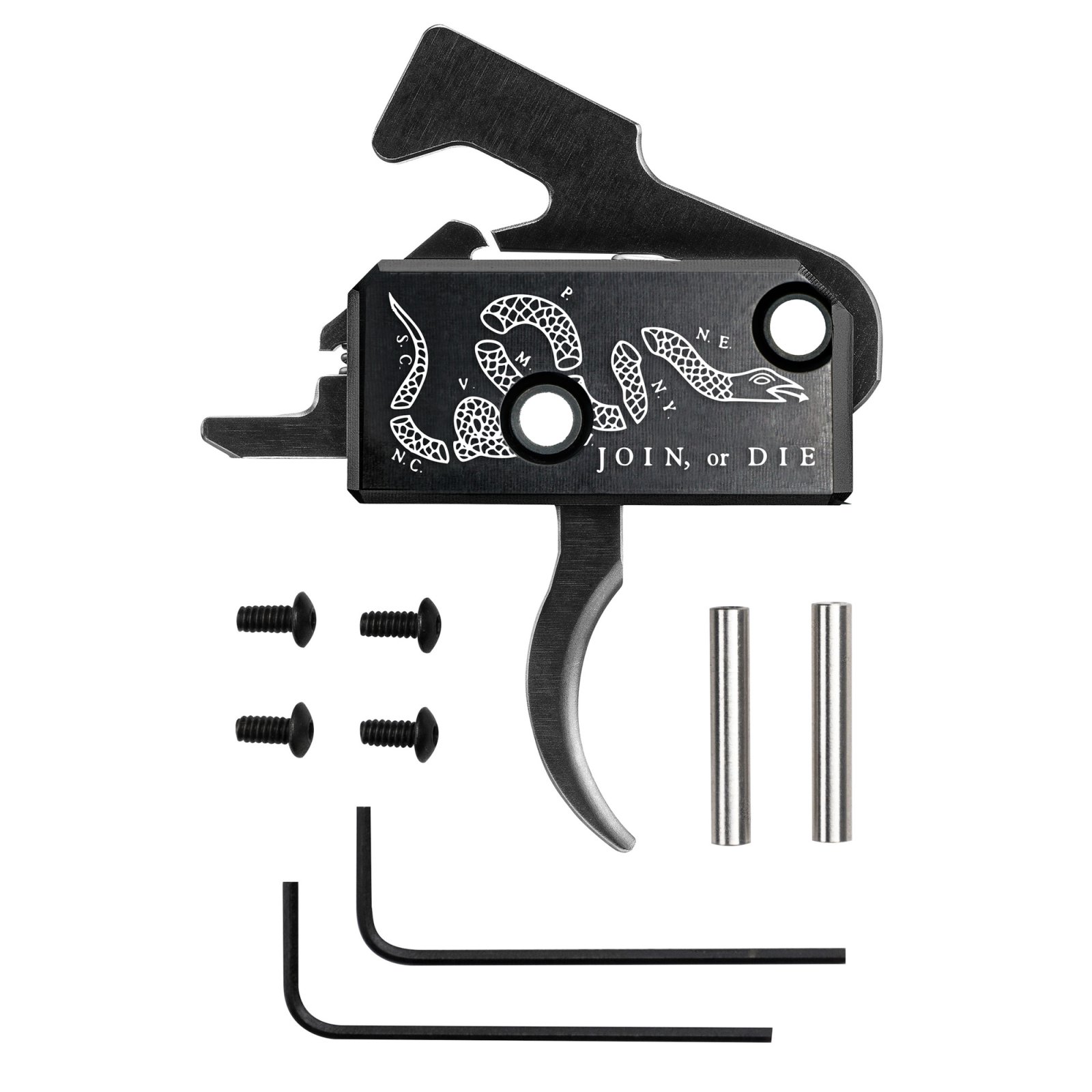 Rise Armament RA-140-JOD Super Sporting Trigger, Curved, Anodized Black