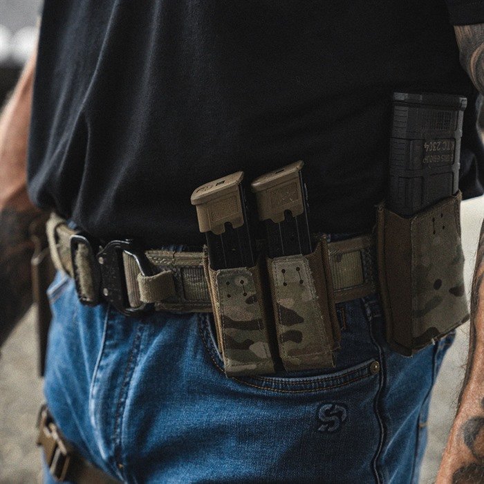 GBRS Group GEAR-ABSV3-MC-L Assaulter Belt, 20 Molle, 1.75" Cobra, Large