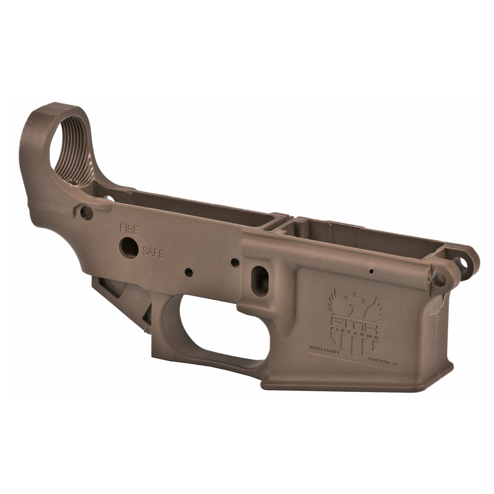 FMK FMKGAR1EBRT AR-1 Extreme AR-15 Polymer Lower Receiver Burnt Bronze