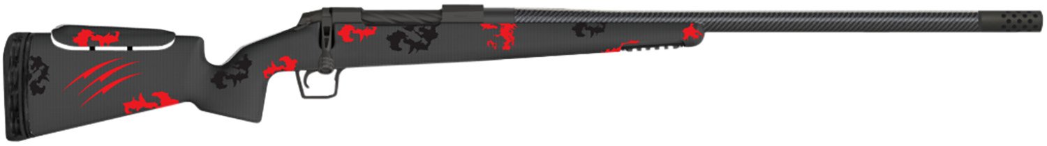Fierce FCRFP7PRC22BR Carbon Rival 7mm PRC 22" Bolt Rifle, Blood Red Camo - Fierce Firearms - 7mm PRC