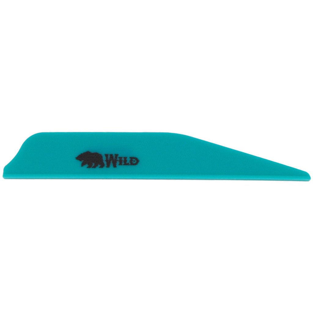 Buy Bohning Wild Vanes 3 In Teal 100 Pack Archery Fletching online