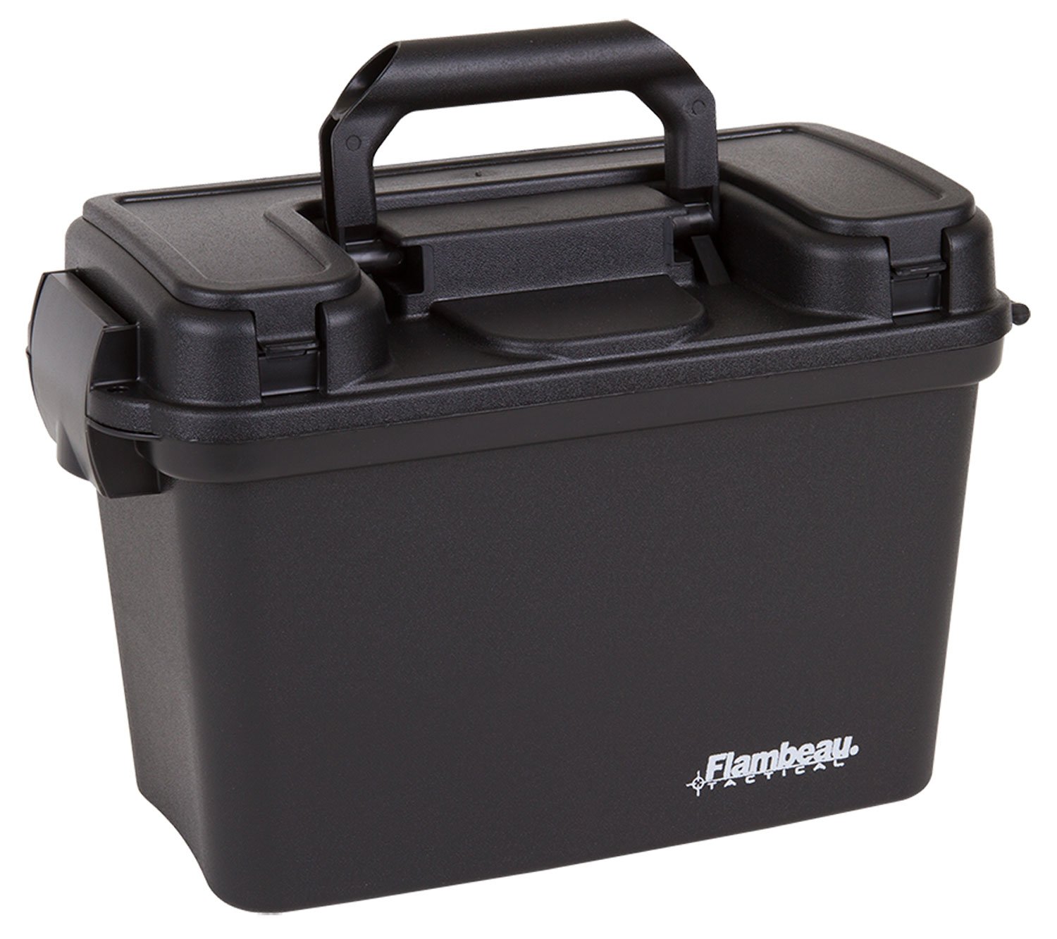 Flambeau 6430SD Tactical Dry Box Black Polymer 13"x6.5"x8.25" Water-Resistant