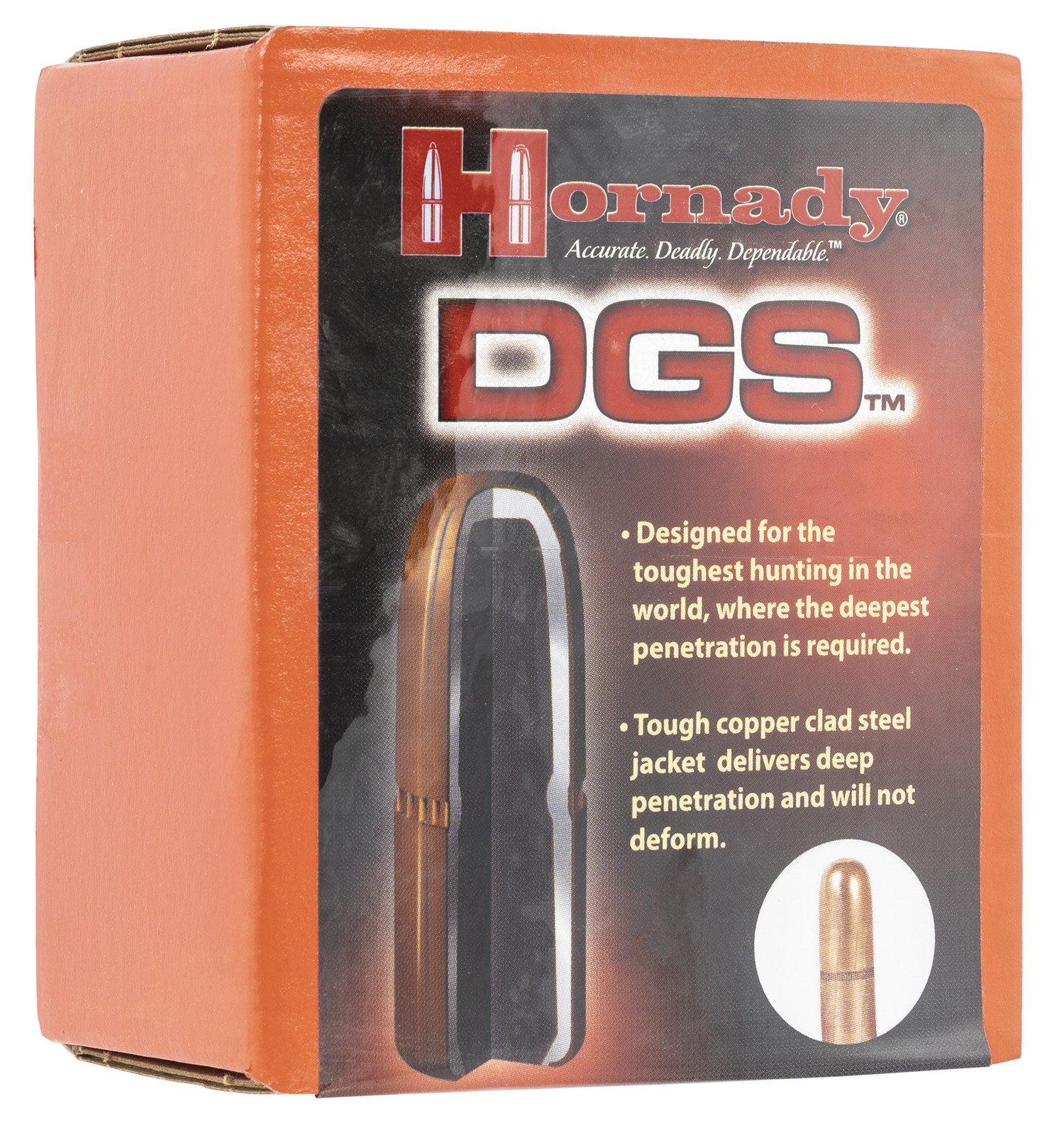 Hornady 5051 DGS .505 Cal 525gr Dangerous Game Solid 50/Box