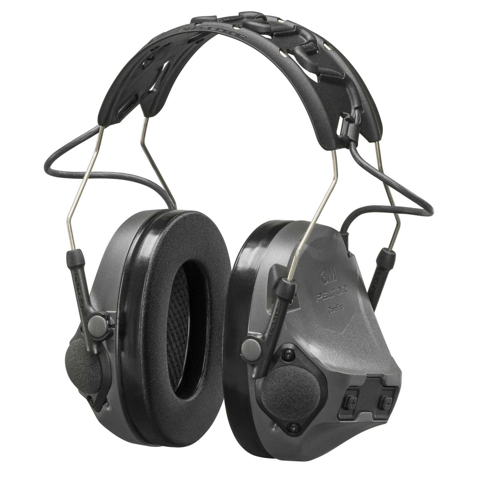 3M/Peltor ComTac VIII Hearing Defender Electronic EarmuffMatte Finish Gray