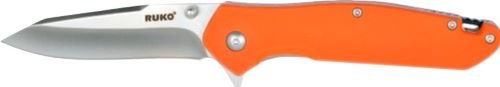 RUKO FOLDER TACTICAL KNIFE 3.25" ORANGE HANDLE