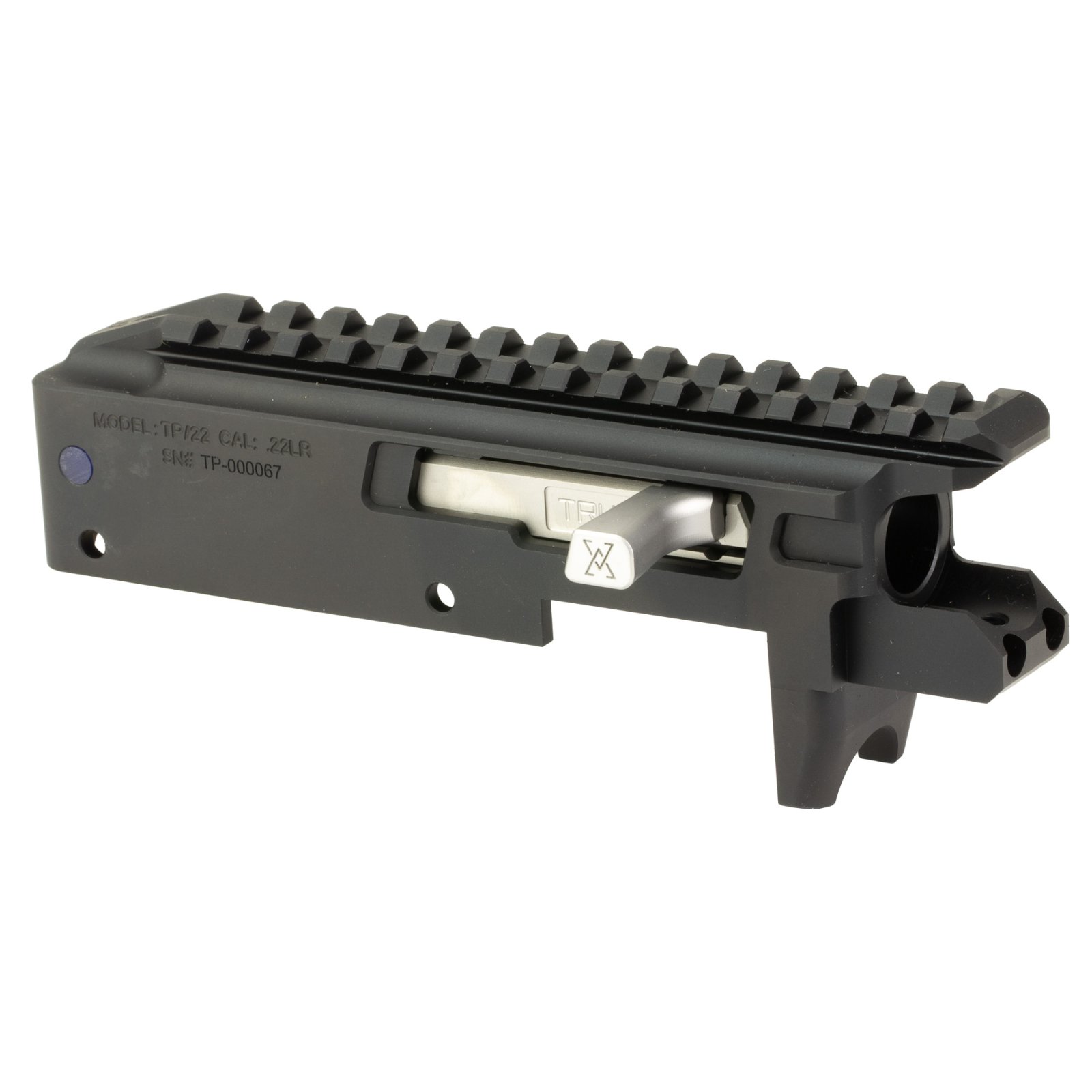True Precision Inc TP1022CMPRCBLSS TP/22 Receiver Set Aluminum Black Anodized Receiver/ Stainless Steel Bolt