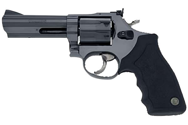 Taurus 2660041 Revolver, .357 MAG, Blue Finish, Rubber Grip, 7-Round Capacity, 4-Inch Barrel, Medium Frame, DA/SA Action, Fixed Front Sight, 6 Grooves, Smooth Trigger