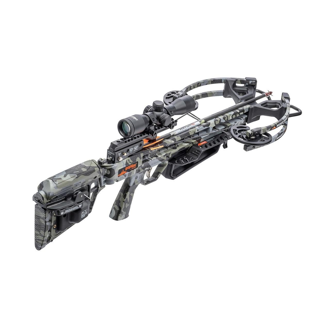 Wicked Ridge WR250059557 Invader M1 Crossbow, ACU50, Pro View 400 Scope - TenPoint