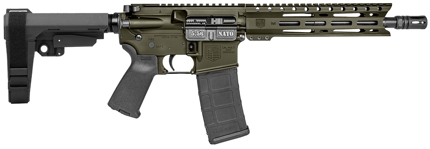 Buy Diamondback DB1916K101 Pistol 223/5.56 30+1 OD Green M-LOK Rail online