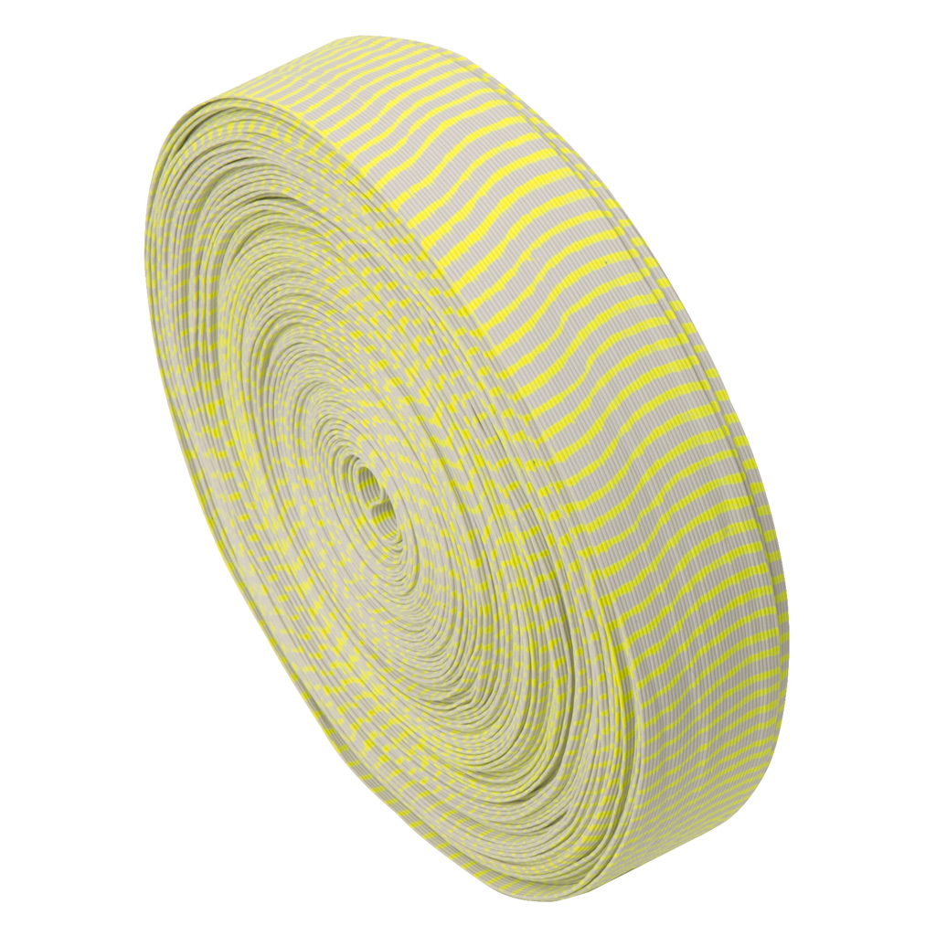 October Mountain 60979 VIBE String Silencers White/Neon Yellow 85 ft