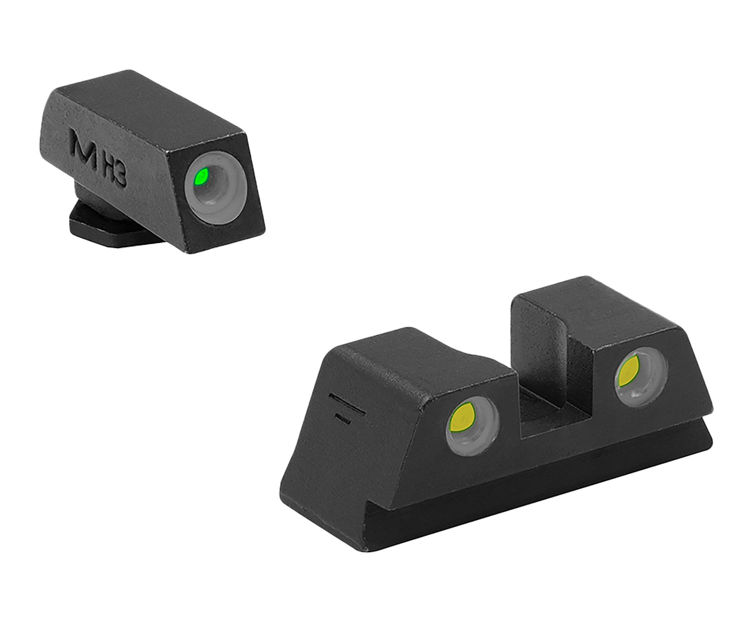 Meprolight 102203201 Tru-Dot Tritium Sights for Glock 42/43/43X/48 - Meprolight - STEEL
