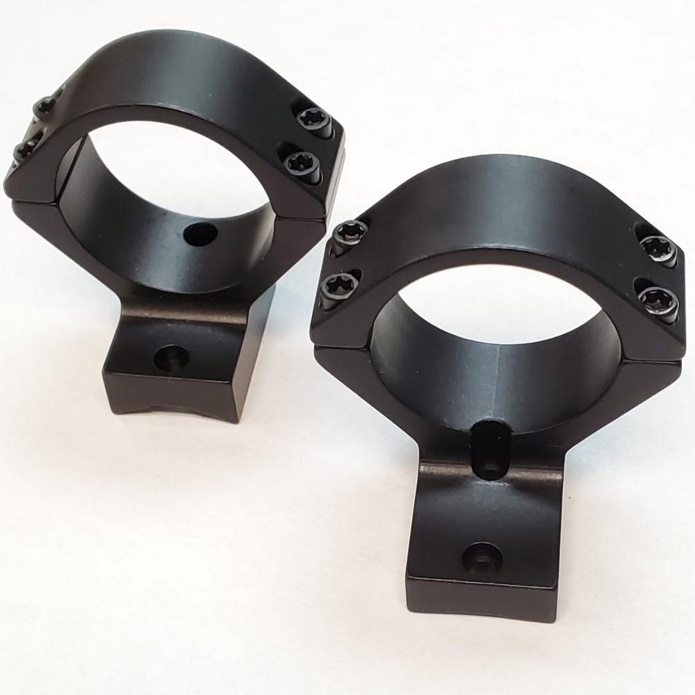 Talley 73X769 CZ 600 Scope Mounts 30mm Low Extended Black 2-Pack