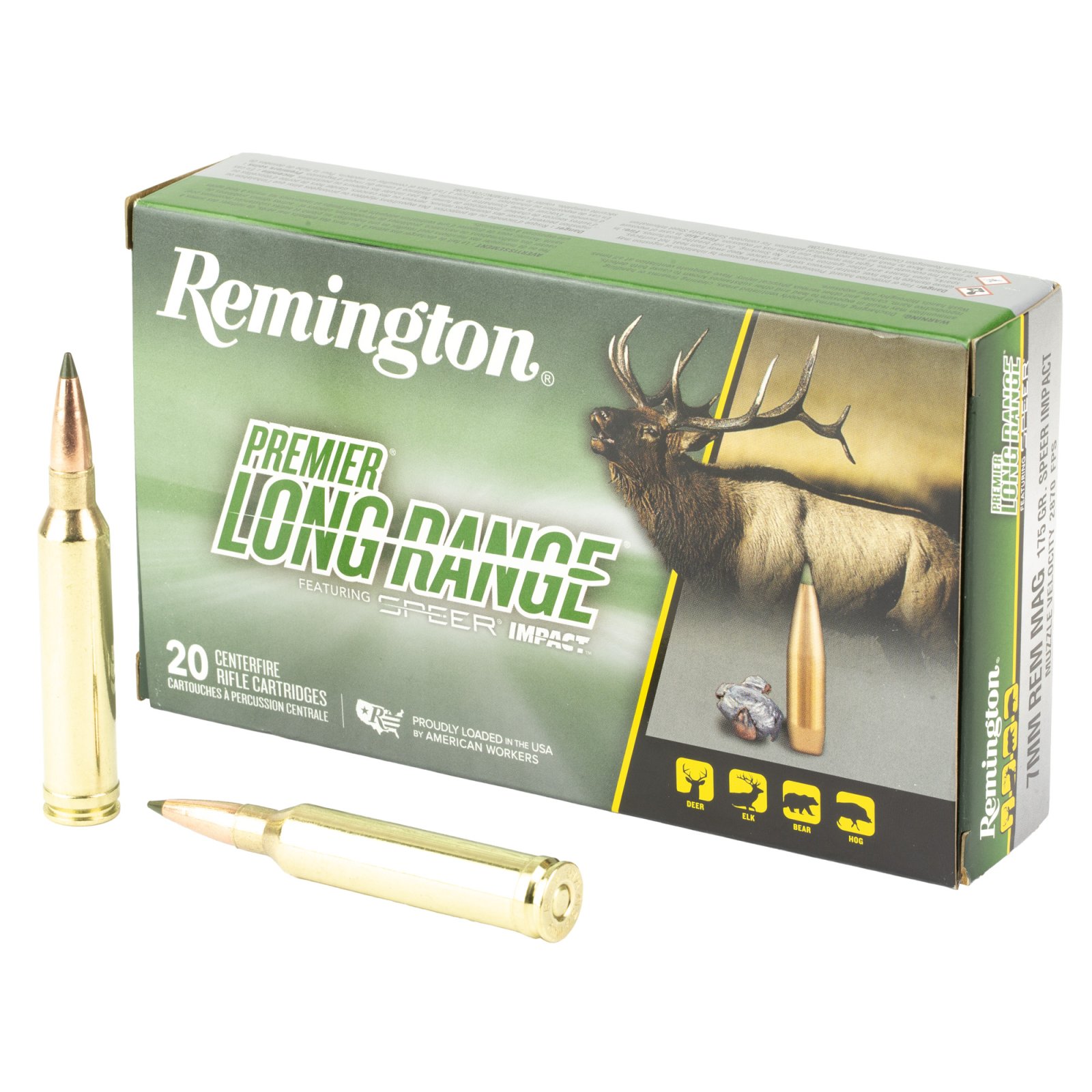 Remington R21343 7mm Magnum 175 gr Speer Impact 20 Rounds