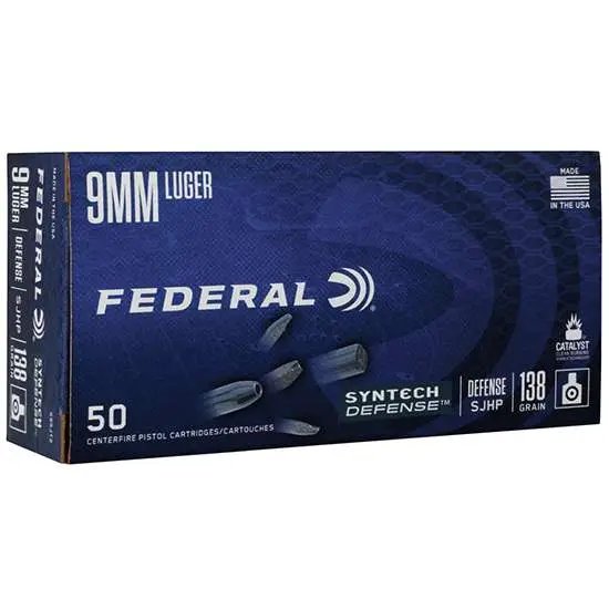 Federal S9SJT2 9mm Luger 138gr Segmented Hollow Point 50 Rounds Box - Federal Premium Ammunition - SEGMENTED JACKETED HOLLOW POINT