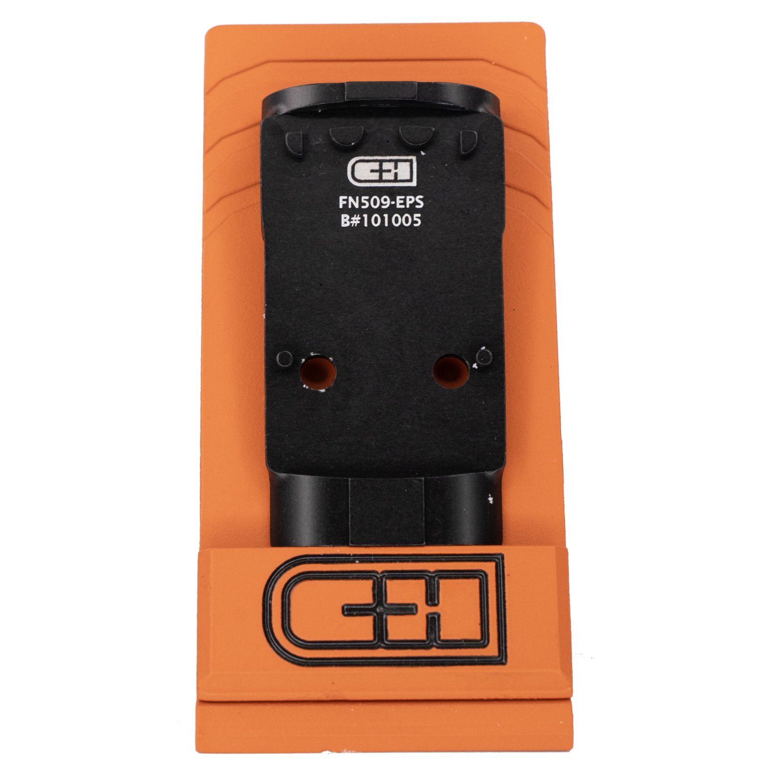 C&H Precision FN509-EPS Optic Mount Plate, 6061 Aluminum, Black Anodized - C&H Precision