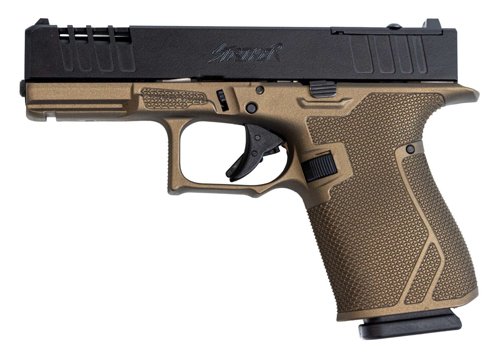 GLFA GL19SS BRZ Striker 9mm 4" 15rd Bronze Polymer Optic-Ready Pistol - Great Lakes Firearms - 9mm Luger