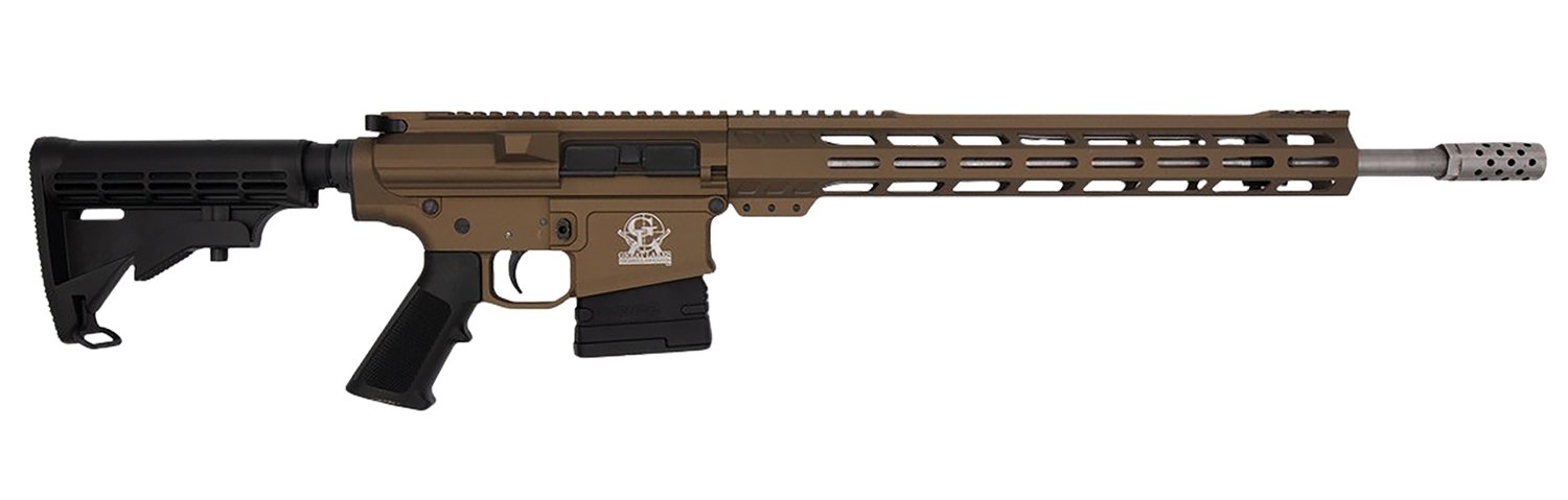 GLFA .308 Win Rifle, 10rd Mag, 16" Stainless Barrel, 15" MLOK Rail, Bronze Finish