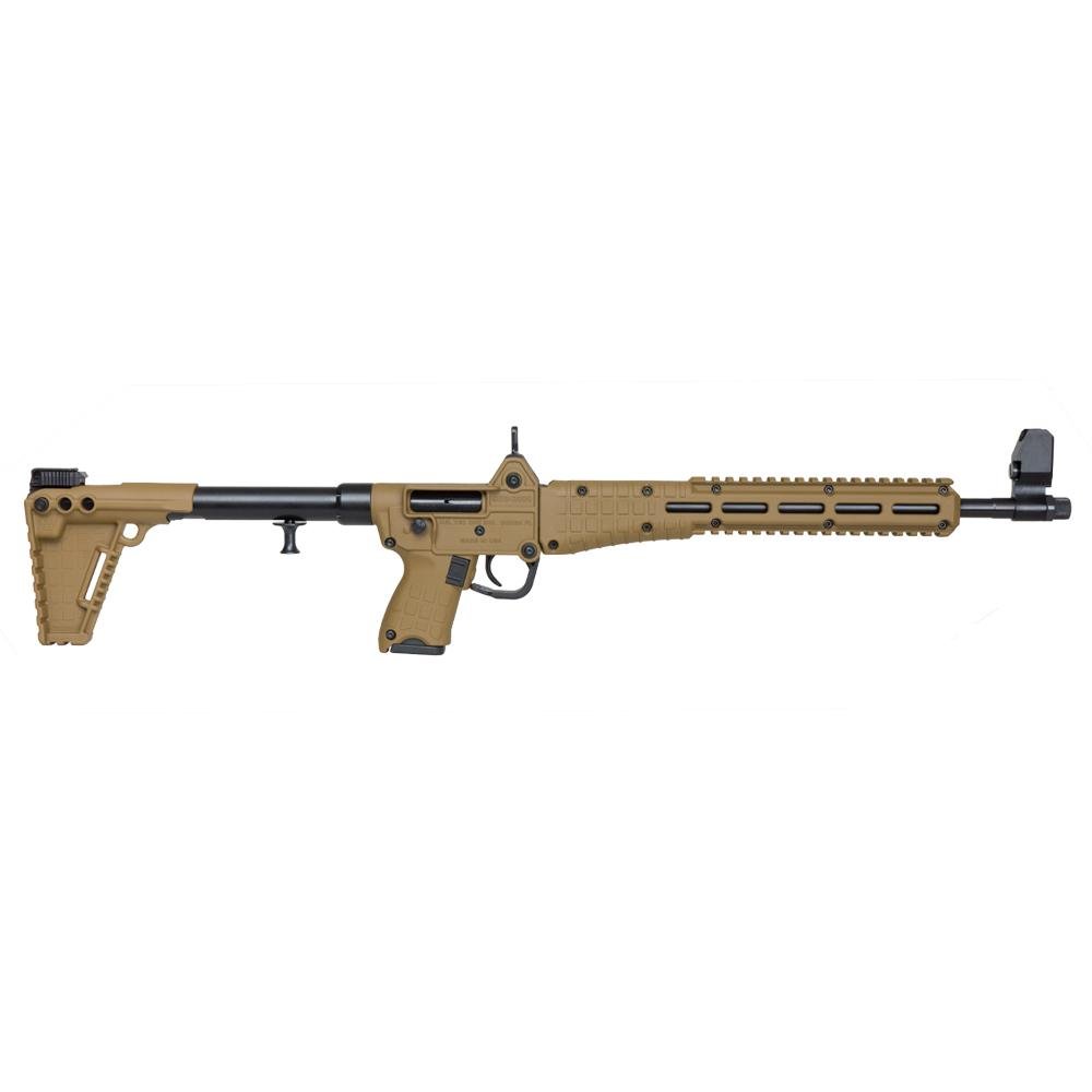 Kel-Tec SUB2K9GLKTAN10 SUB2000 Gen3 9mm Luger 10+1 16.15" Black Steel... - Kel-Tec - 9mm