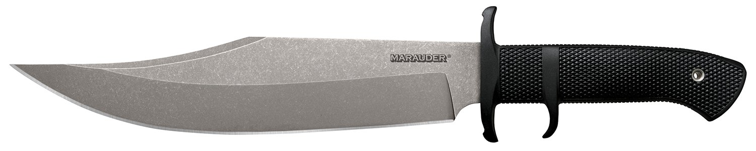 Cold Steel CS39LSWBA Marauder 9" Fixed Bowie Plain Stone Washed AUS-8A ...