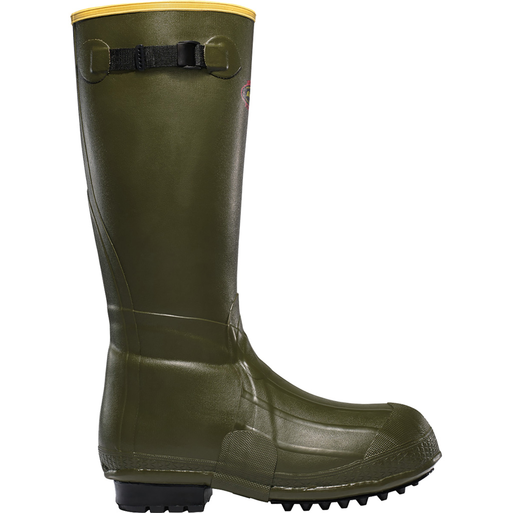 LaCrosse 266050-9 Burly Air Grip Boot Olive 9, ZXT Rubber, Wool Felt Midsole