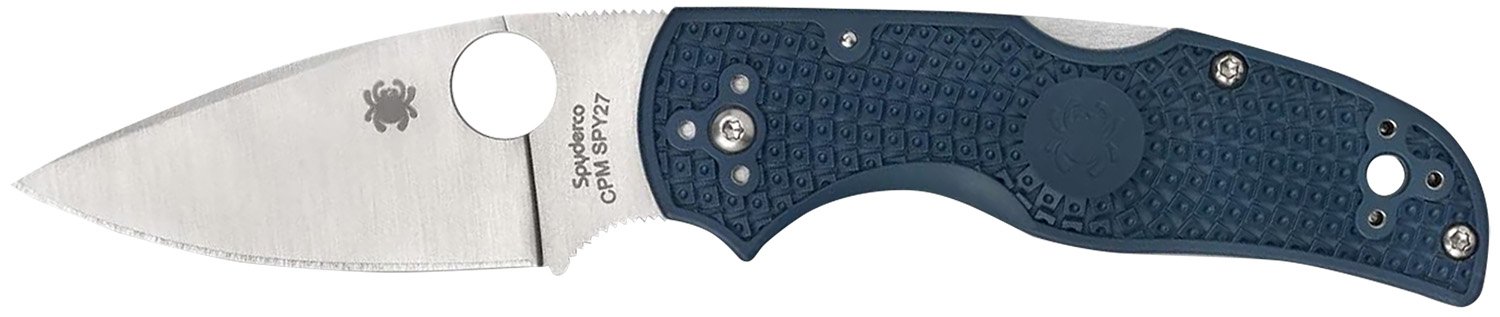 Spyderco C41PCBL5 Native 5 2.5" Blue FRN Knife CPM SPY27 Steel - Spyderco - SPEAR POINT