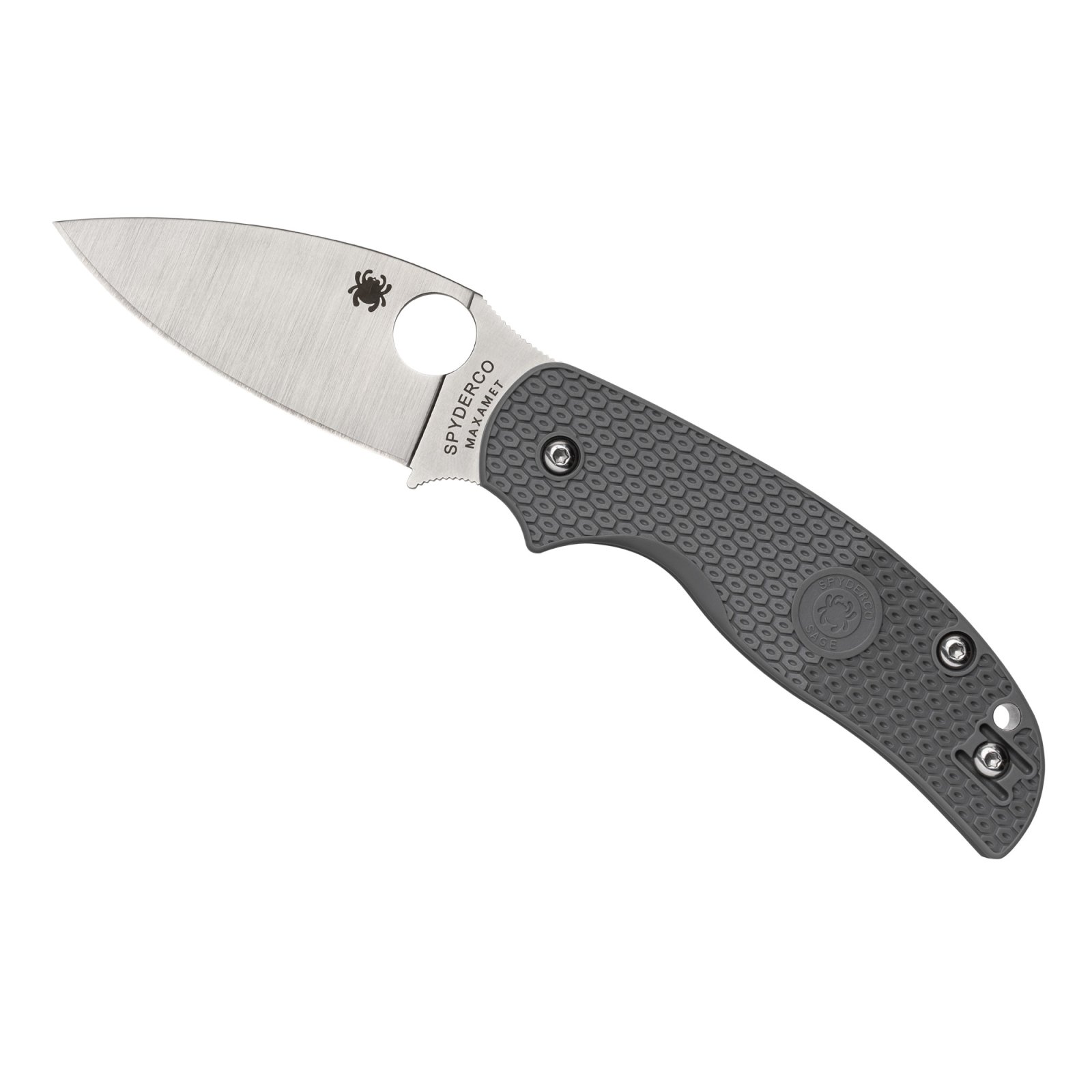 Spyderco C123PGY Sage 5 Gray Lightweight Maxamet Knife