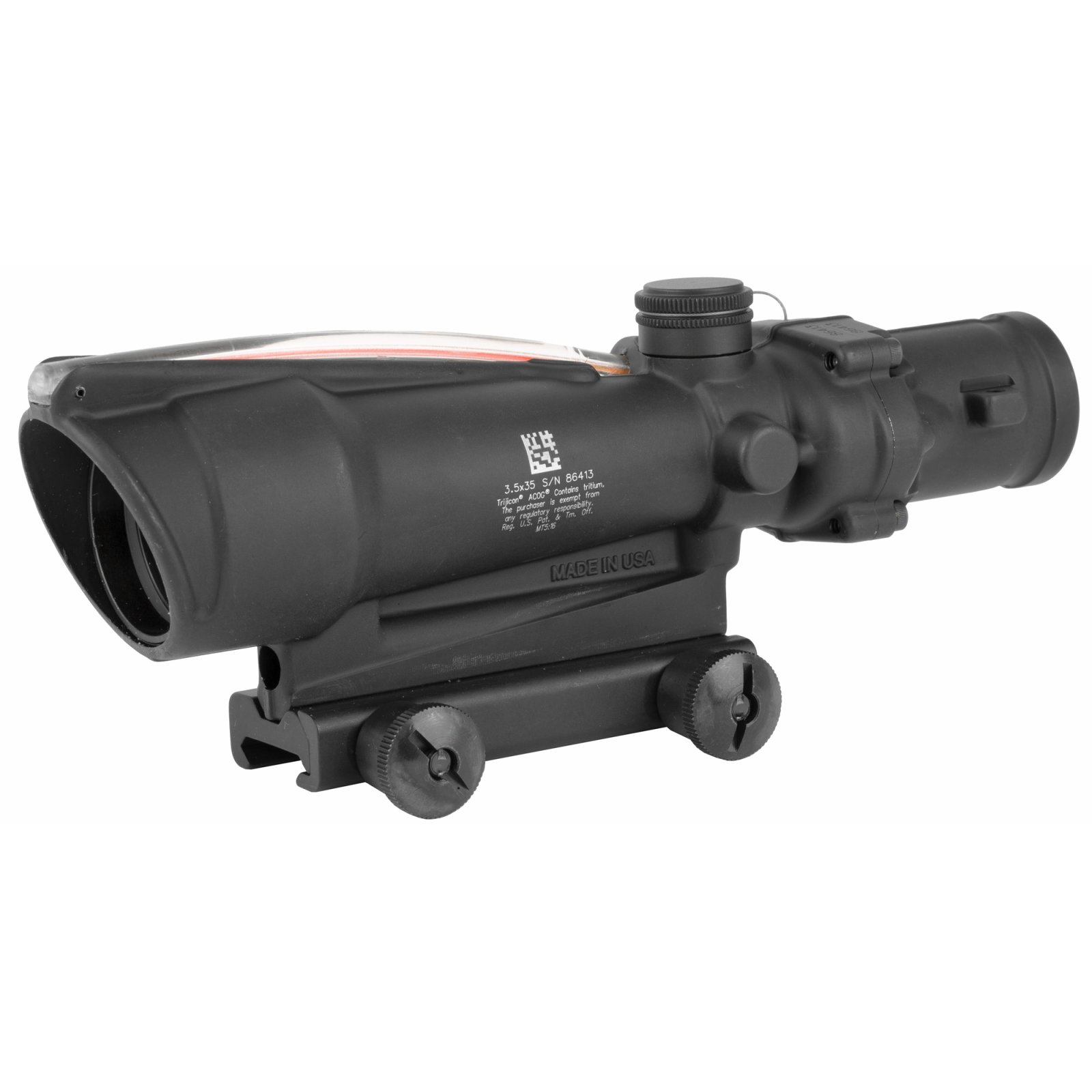 Trijicon ACOG 100153 3.5x35mm Red Horseshoe .223 BDC Scope 8in 14oz