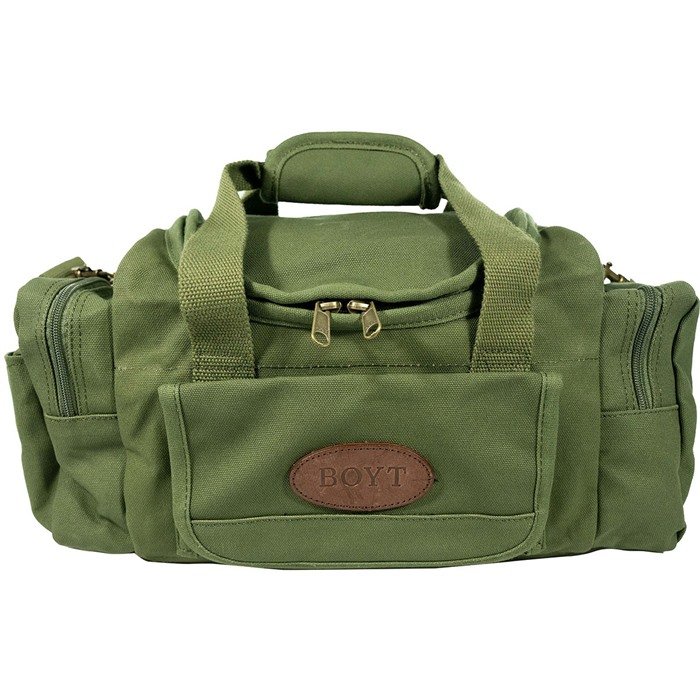 BOYT HARNESS SIGNATURE SERIES CANVAS SPORTING CLAYS BAG O.D. GREEN - Boyt Harness Company