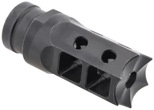 Next Level Armament NLX7 Comp/Flash Suppressor Spiked 1/2x28 BLK - Next Level Armament