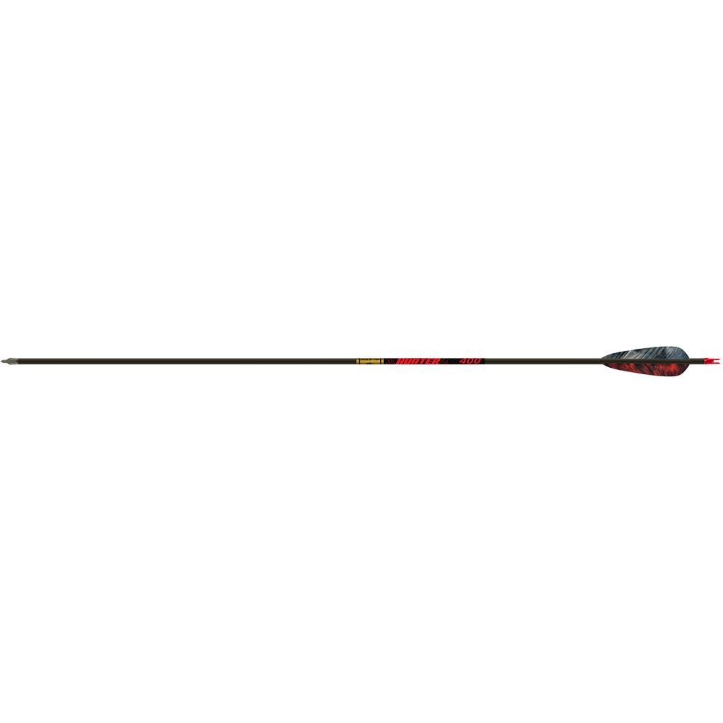 Gold Tip HUN400F6 Hunter Arrows 400 4" Feathers 6 Pack