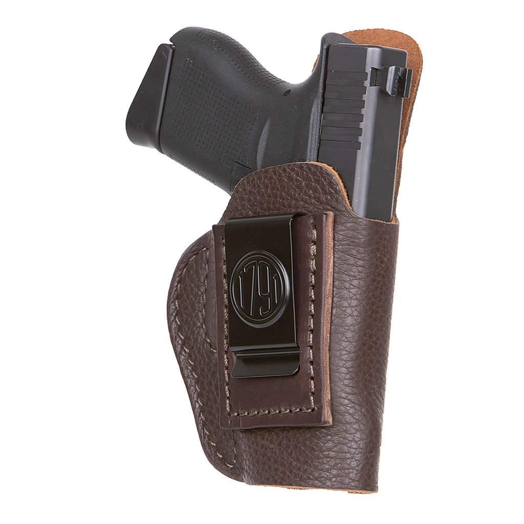 1791 Gunleather OR-LB-FCD-3-BRW-R IWB Holster Size 3 Brown RH - 1791 Gunleather - BROWN