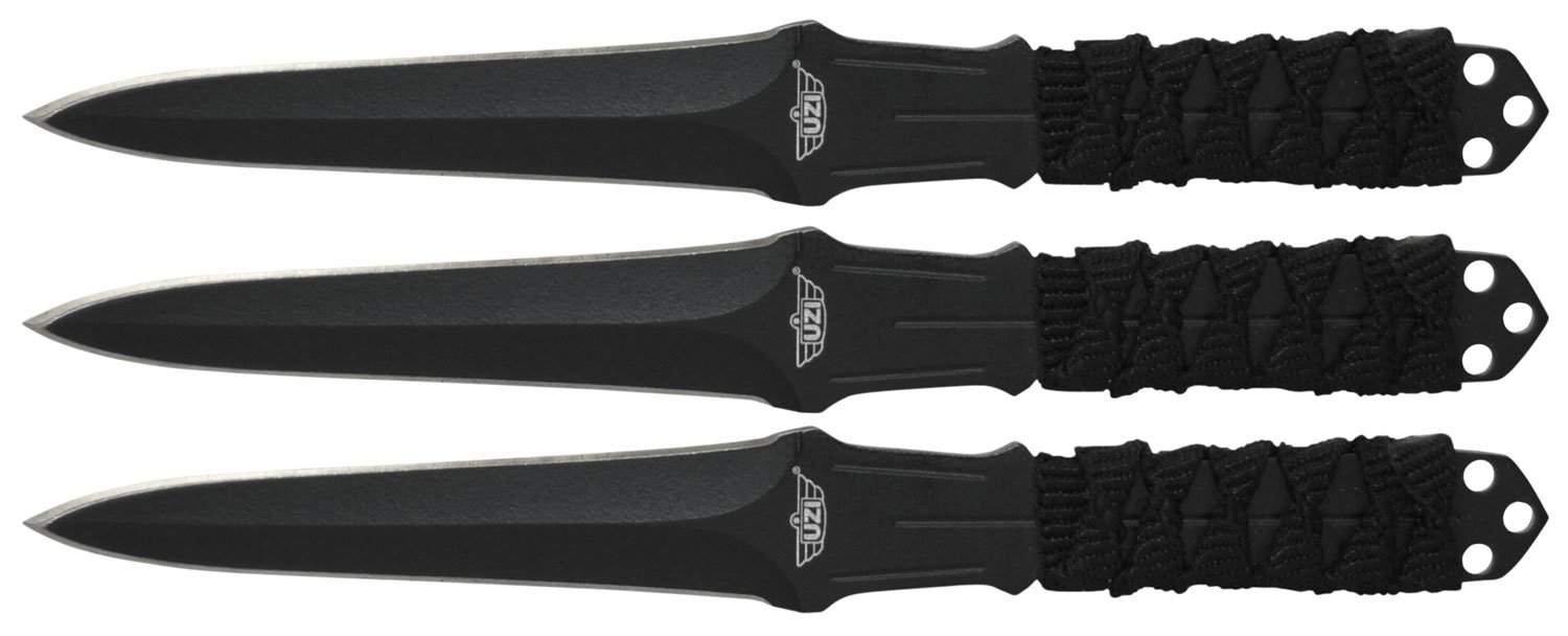Buy CampCo UZI Throwing Knife Triple Set 3" Black UZKTRW003 online