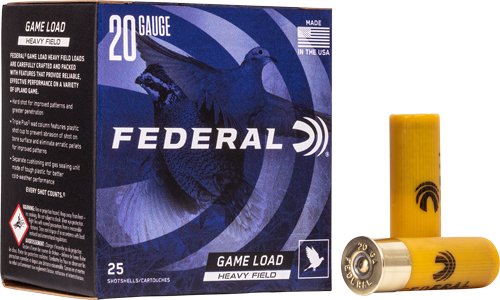 Federal H2028 Game Load 20GA 2.75" 1oz #8 250rd Case
