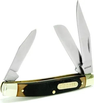 Old Timer 34OT Middleman 3-Blade 3 5/16 In Stainless Sawcut - Old Timer