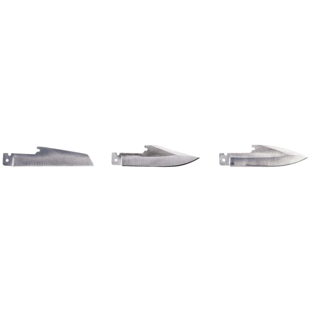 Remington RXB 3-Piece Blade Set - 440 Stainless Steel, 5" Length, Includes Drop Point, Clip Point, Saw Blades