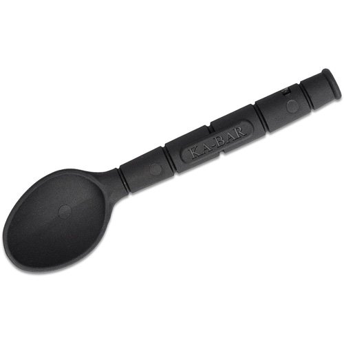 KA-BAR Krunch Spoon/Straw 7.25" - Survival Tool, Black Creamid Polymer 9924
