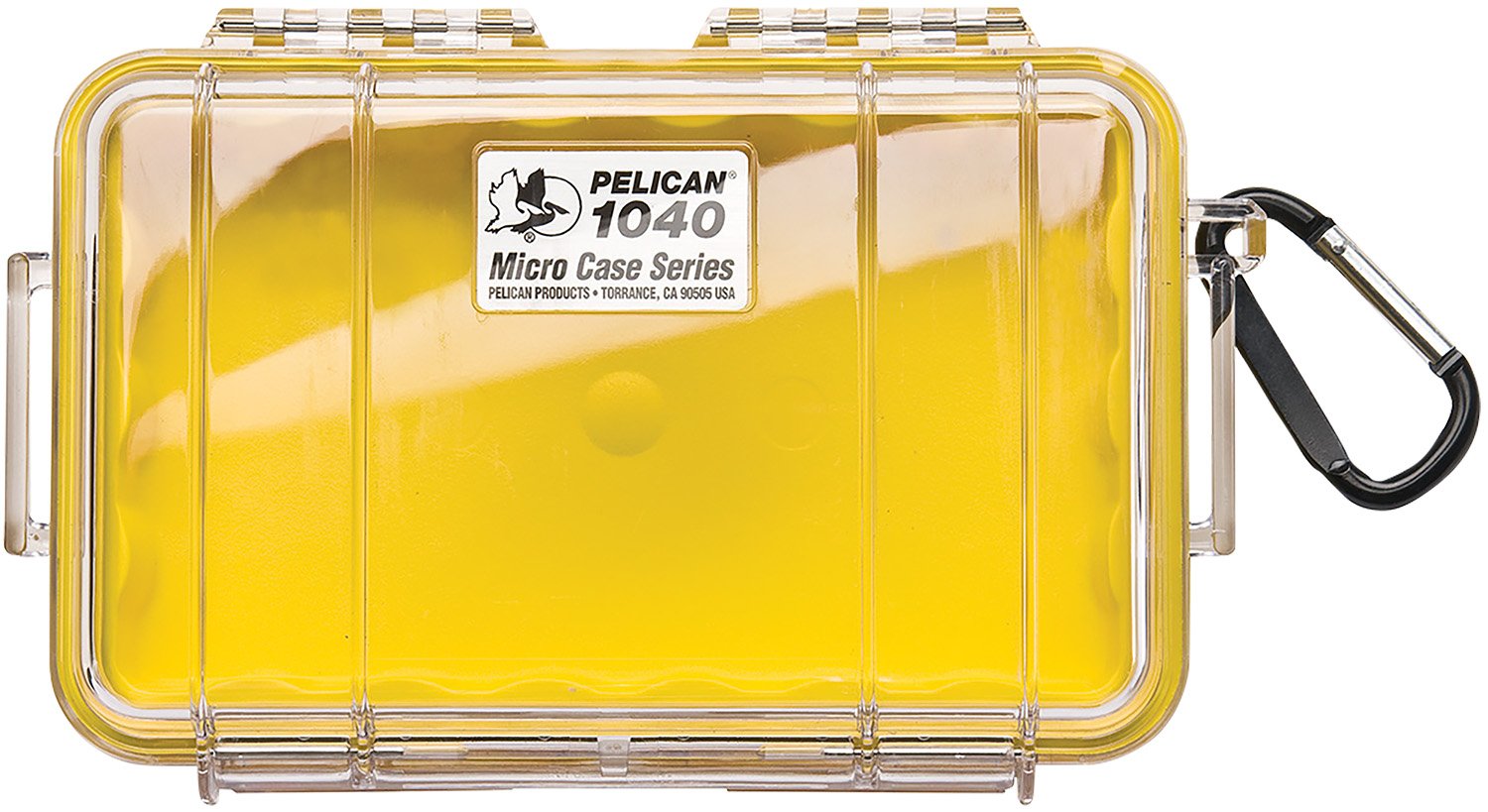 Pelican 1040-027-100 Micro Case Yellow/Clear 7" Hard Case - PELICAN - MICRO CASE