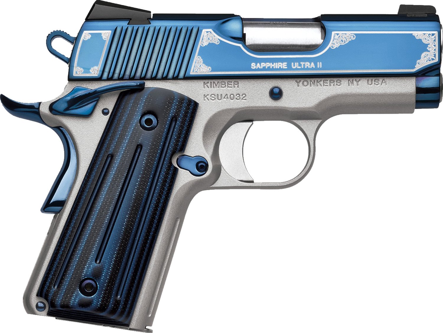 Kimber 3200362 Sapphire Ultra II .45ACP Pistol, Tritium Sights, 8rd Mag - Kimber Manufacturing, Inc. - 45 ACP