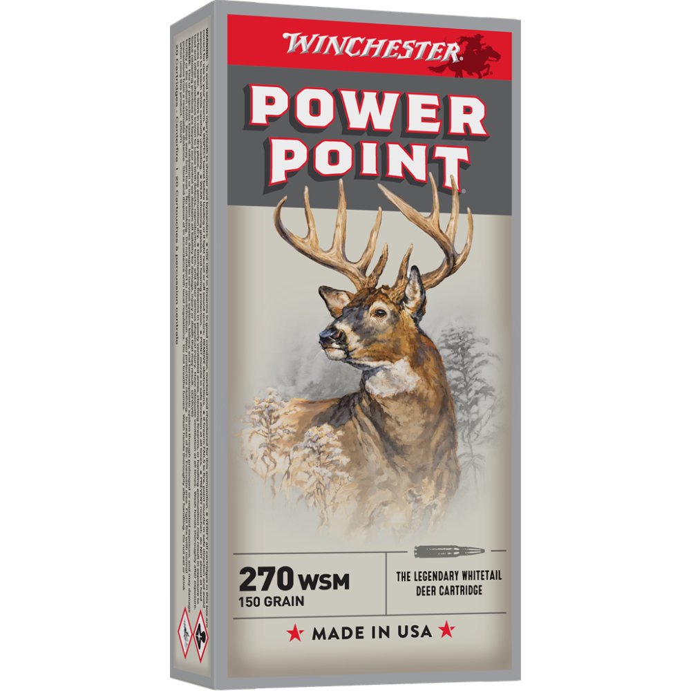 Winchester Ammo X270WSM Super X 270 WSM 150gr 3150fps Power-Point 20 Bx/10